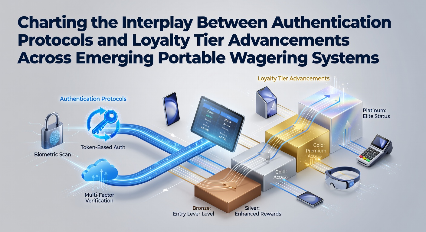 Secure authentication interfaces displayed on portable wagering devices with loyalty indicators