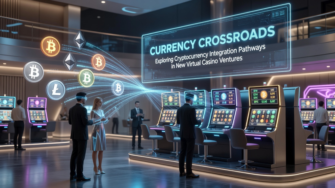 Digital illustration of blockchain nodes connecting virtual casino platforms with secure transaction pathways