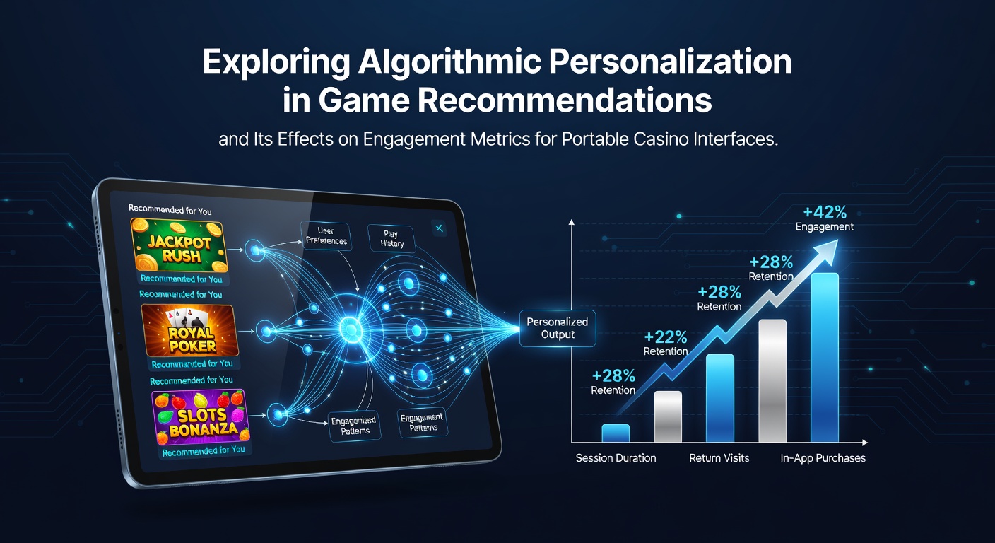 Mobile casino app displaying personalized game recommendations powered by algorithms