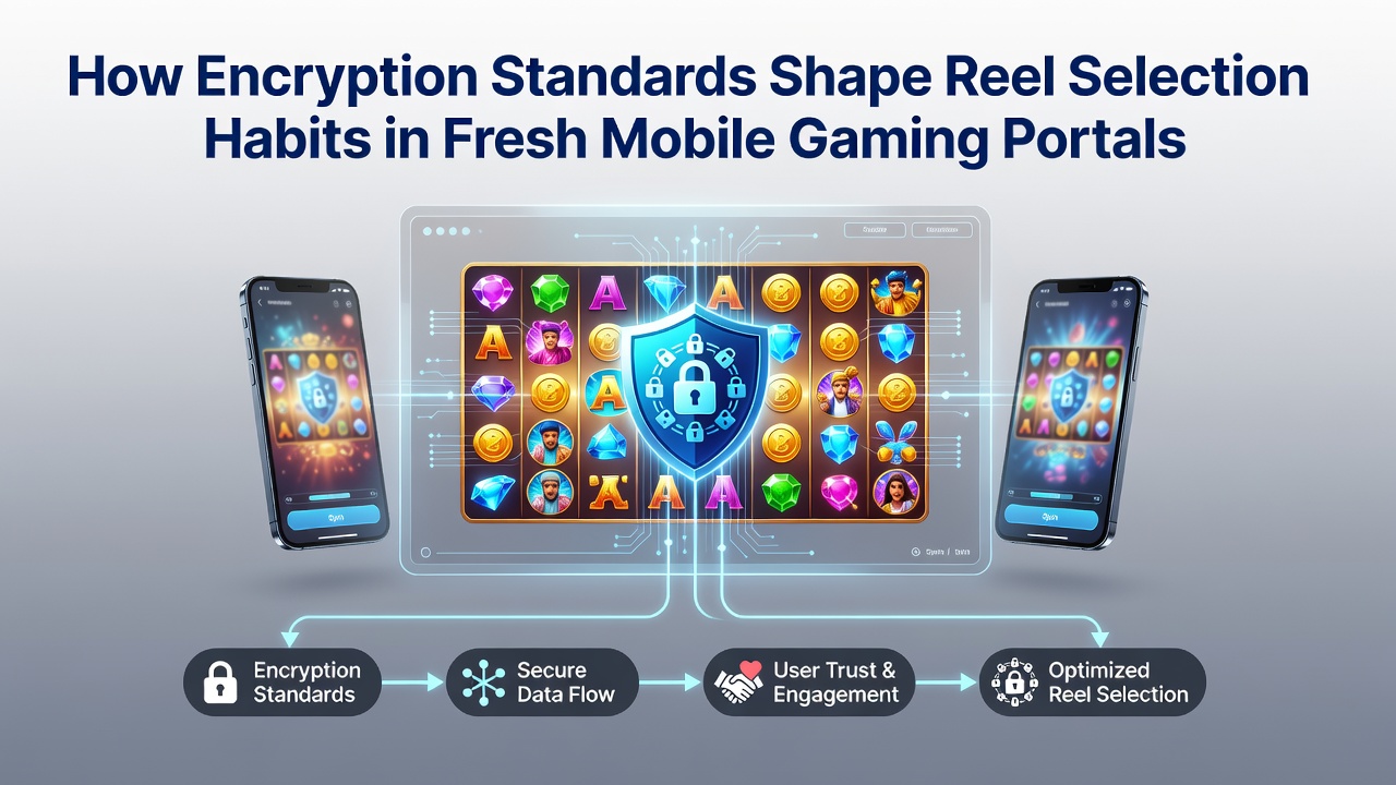 Mobile gaming interface displaying encrypted reel-based slot games on a smartphone screen with security indicators visible