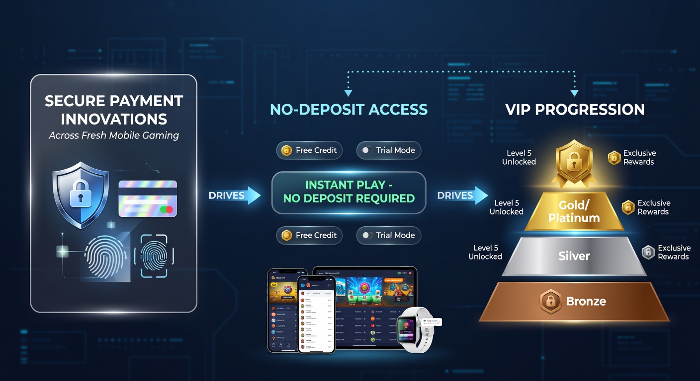 Mobile gaming interface showing VIP progression through secure payment verified activity