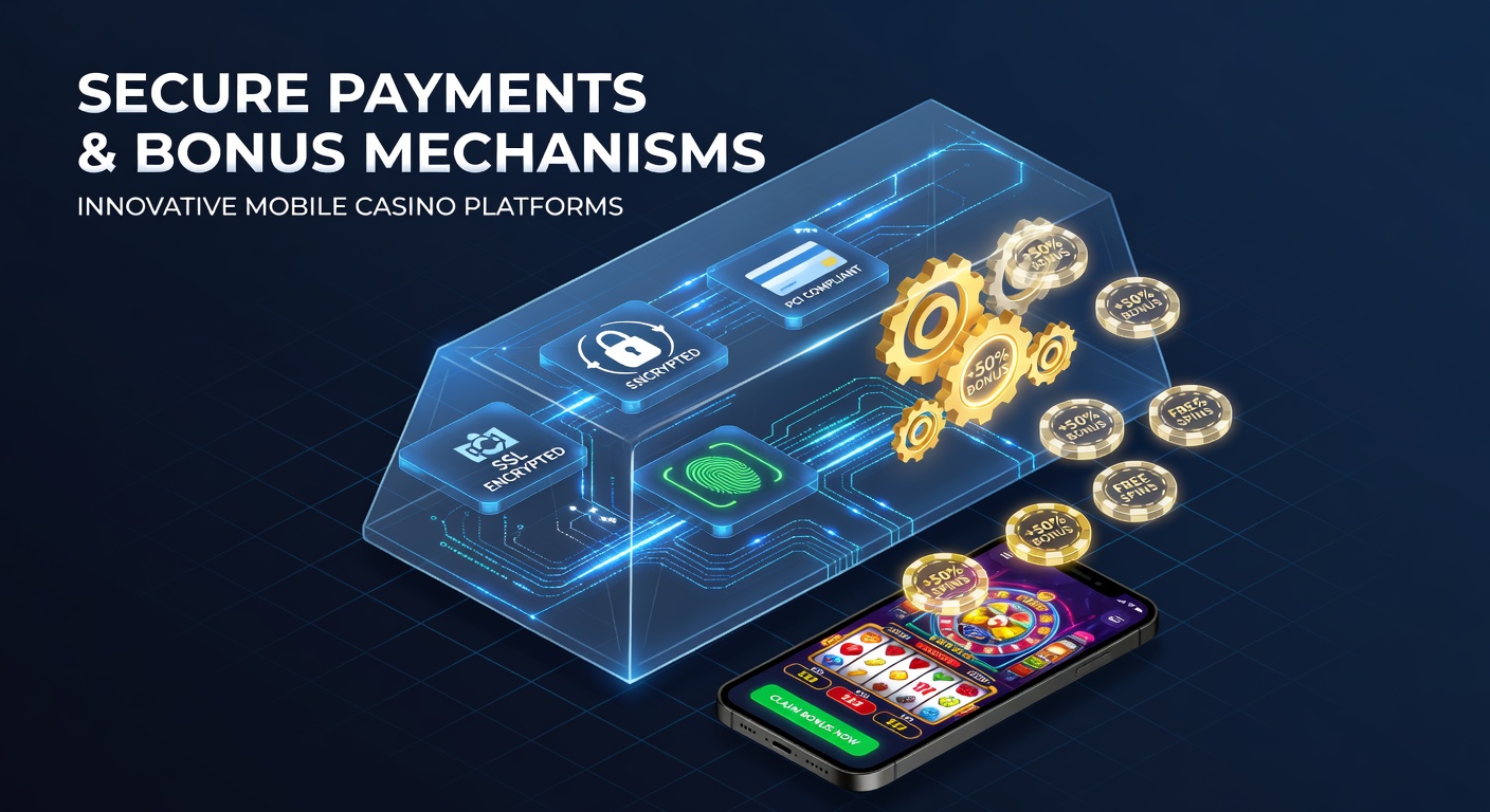 Illustration of encrypted mobile payment processing and secure transaction flows at casino platforms