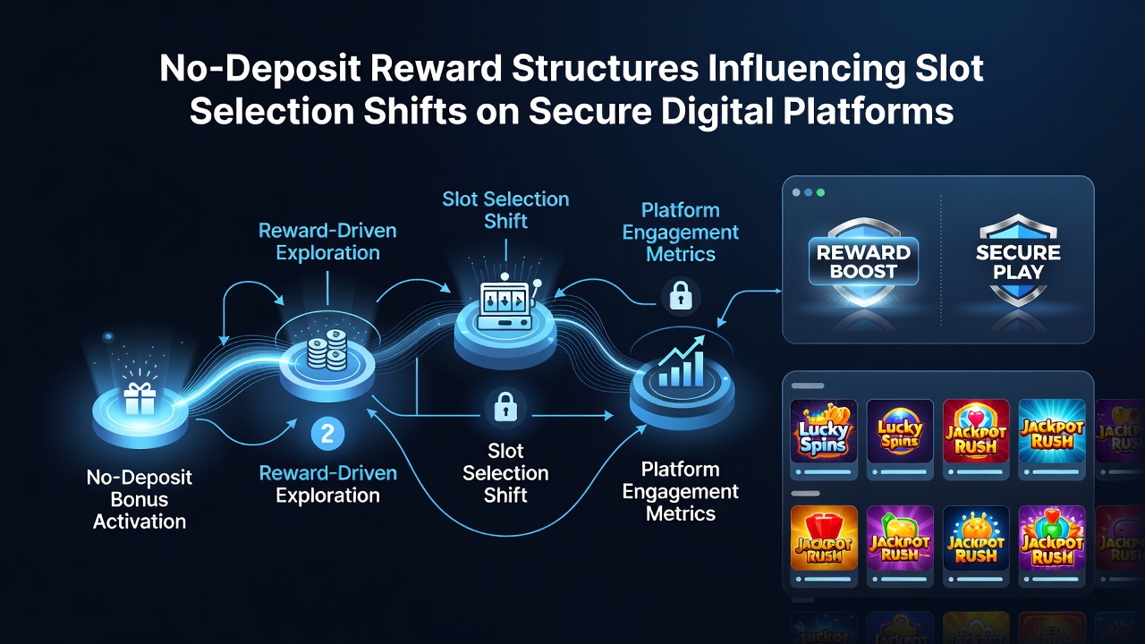Data visualization of slot selection trends influenced by no-deposit rewards on secure platforms